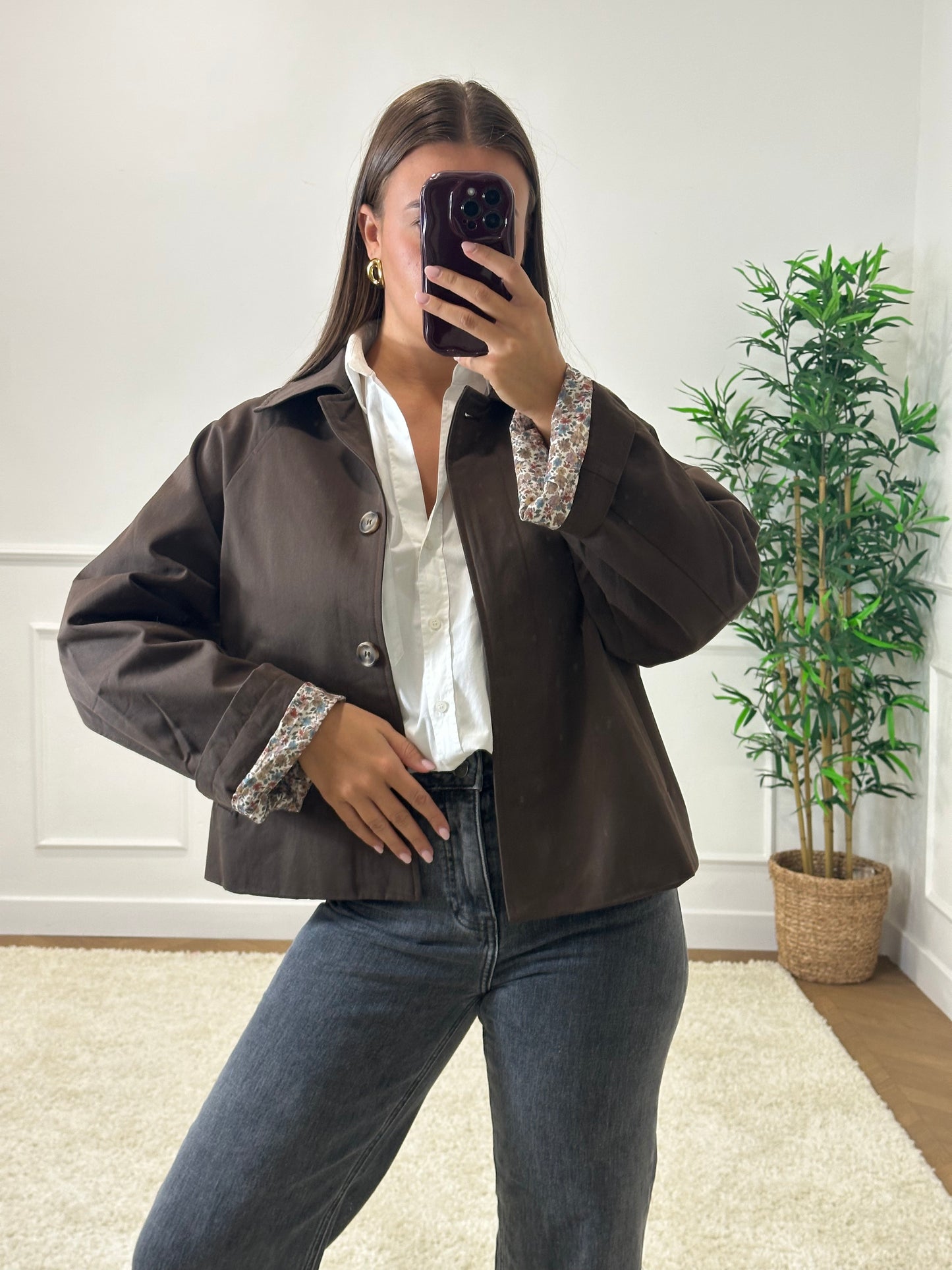 TRENCH PAULA CHOCO