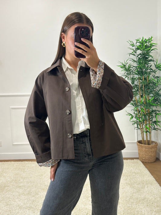 TRENCH PAULA CHOCO