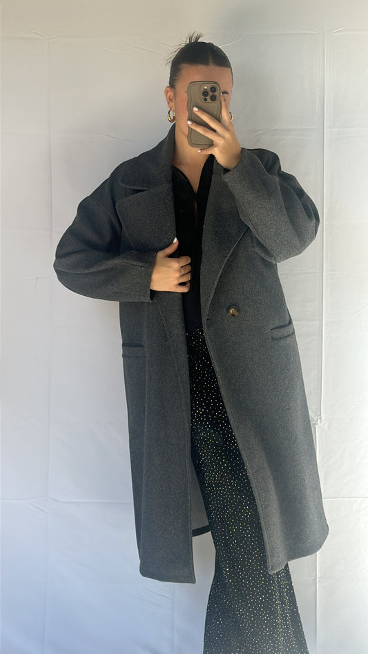 MANTEAU CHIARA GRIS