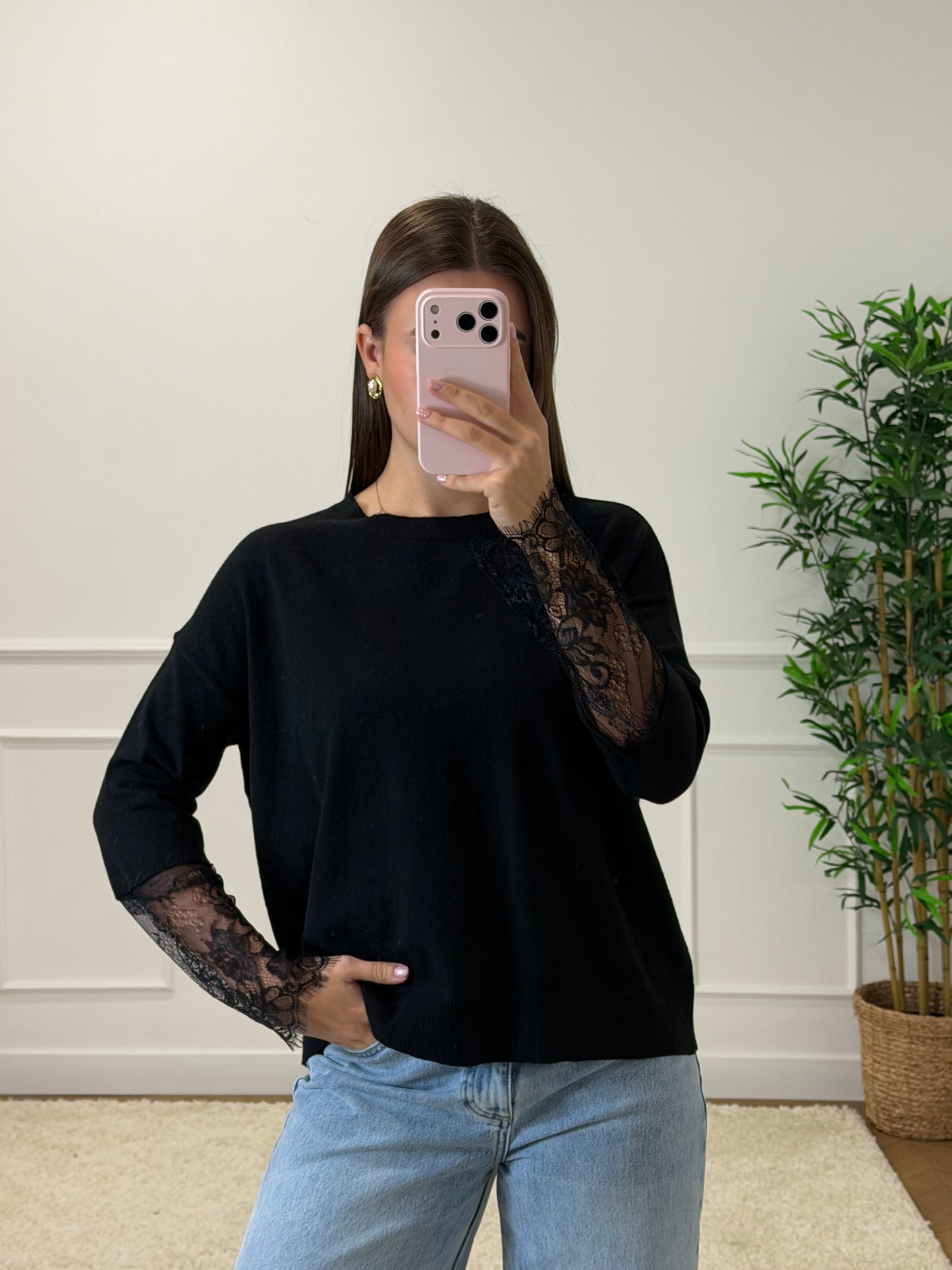 T-SHIRT À DENTELLE