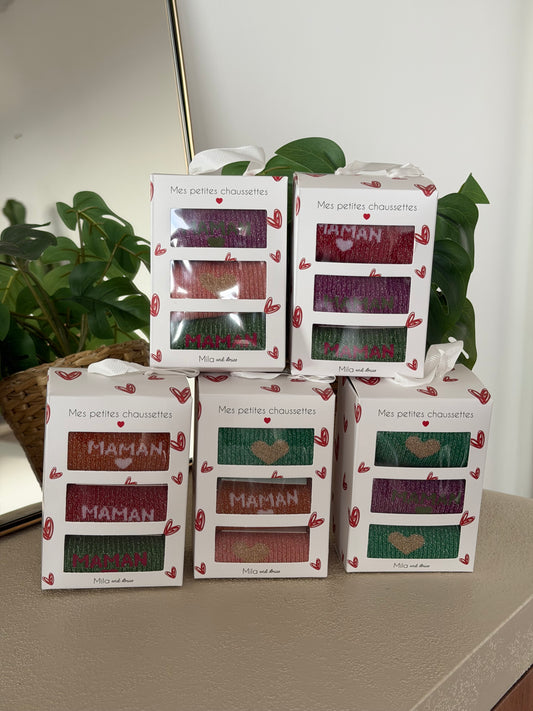 LOT DE 3 PAIRES MAMAN