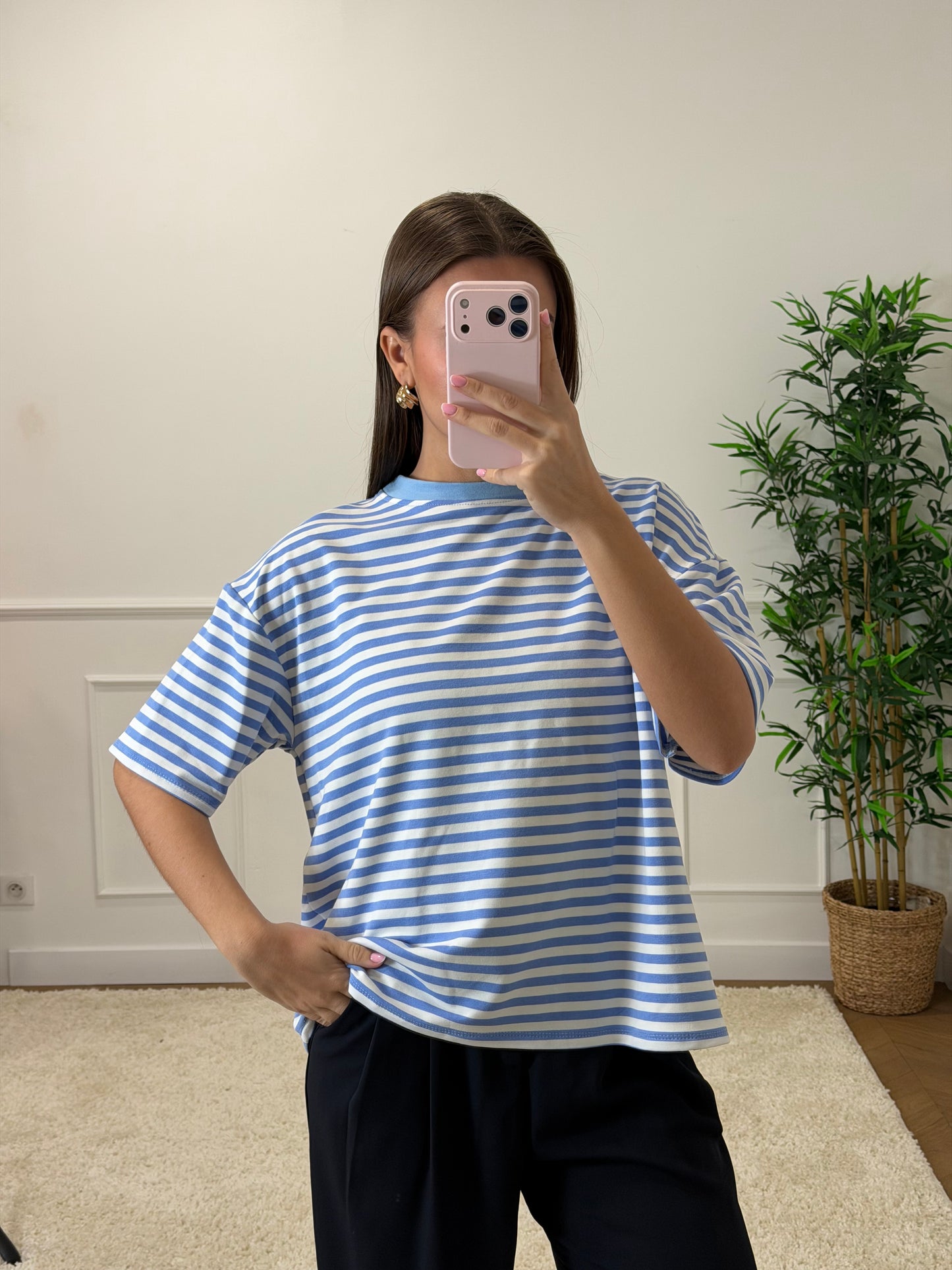 T-SHIRT MAYLONN BLEU CLAIR