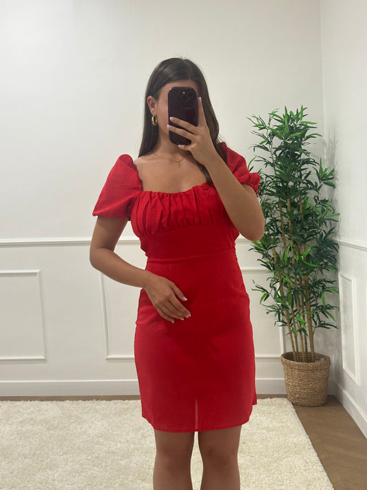 ROBE AMANDA ROUGE
