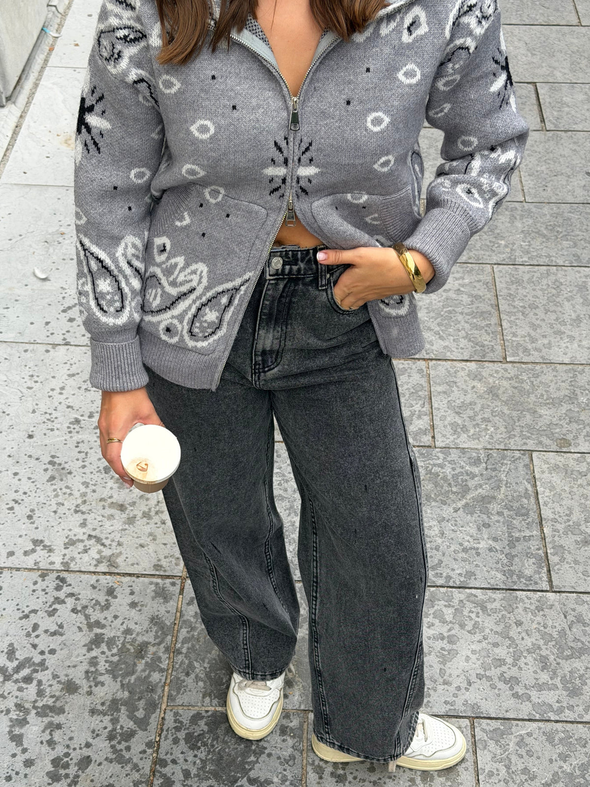 JEAN BARREL GRIS/NOIR