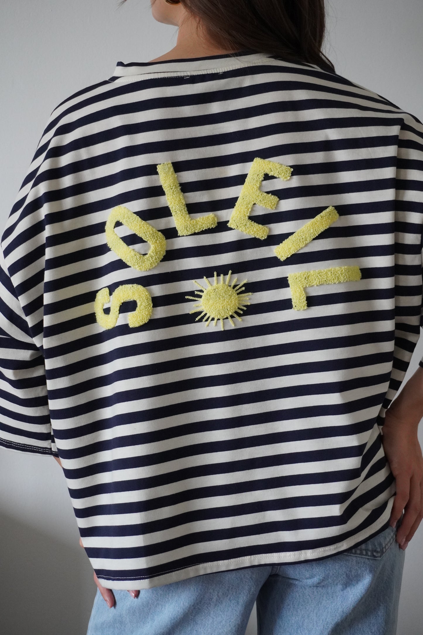 T-SHIRT SOLEIL BLEU MARINE