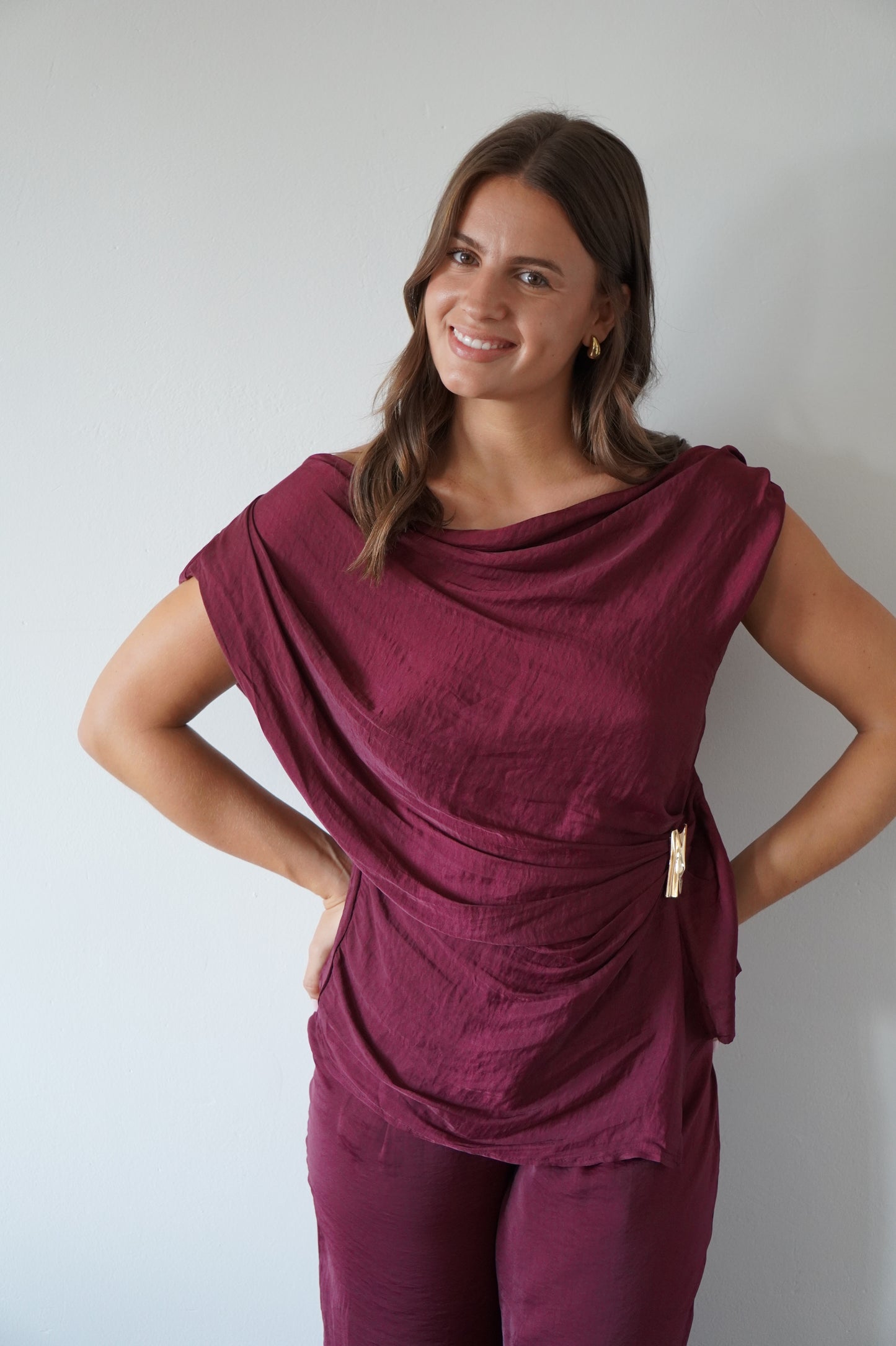 ENSEMBLE LÉONIE BURGUNDY