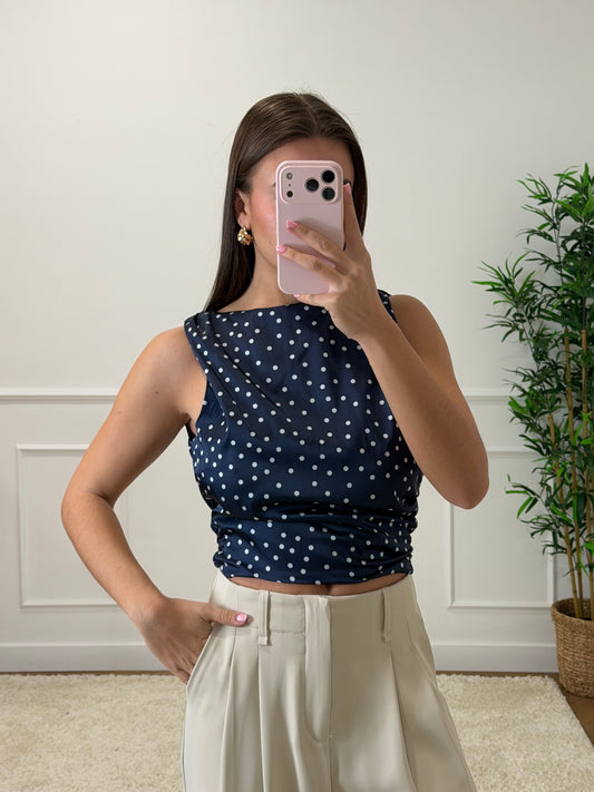 TOP KARA BLEU MARINE