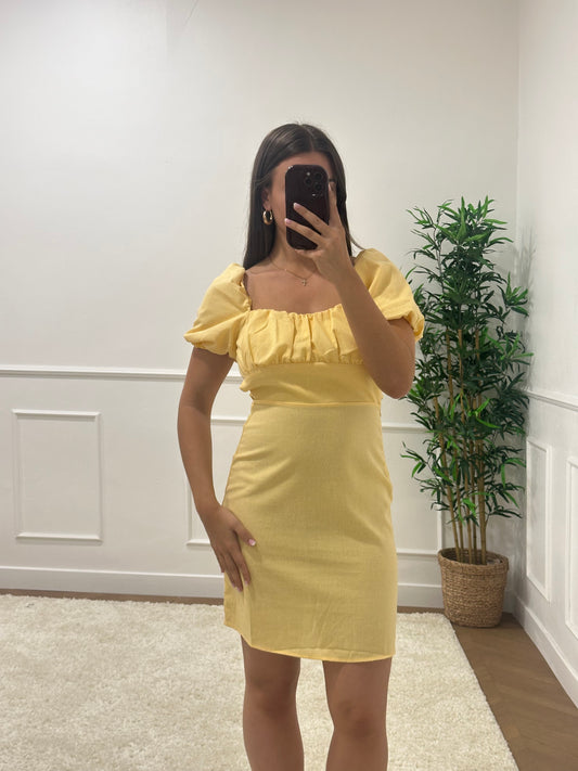 ROBE AMANDA JAUNE