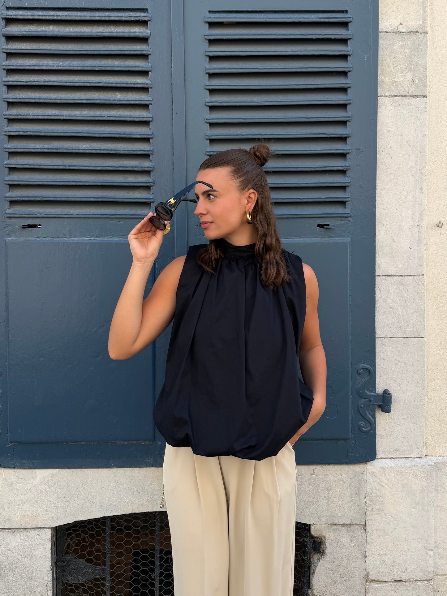 BLOUSE MANON BLEU MARINE