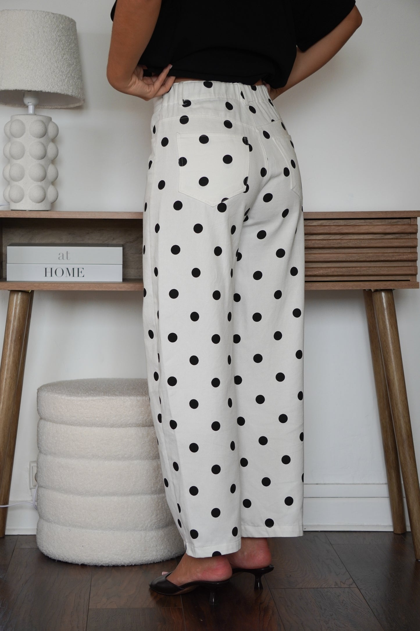 PANTALON À POIS