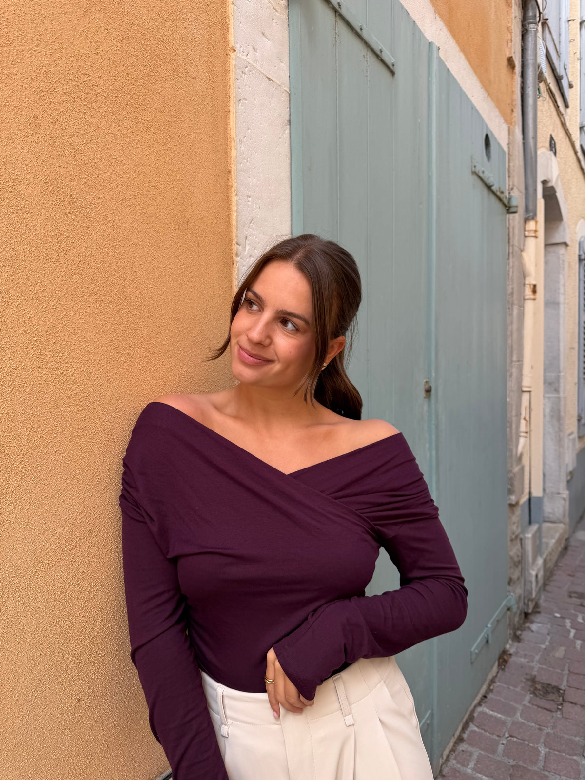 TOP ASYMÉTRIQUE PRUNE