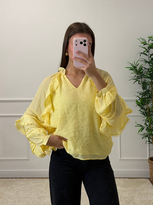 BLOUSE EDGAR JAUNE