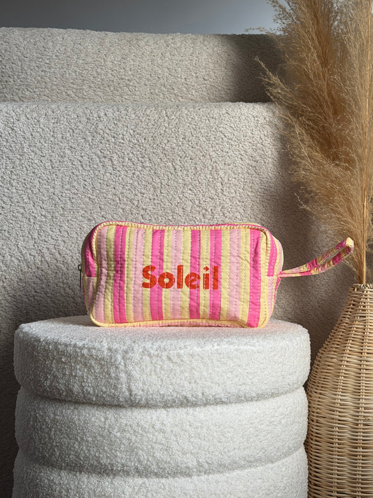 TROUSSE SOLEIL (réversible motif soleil)