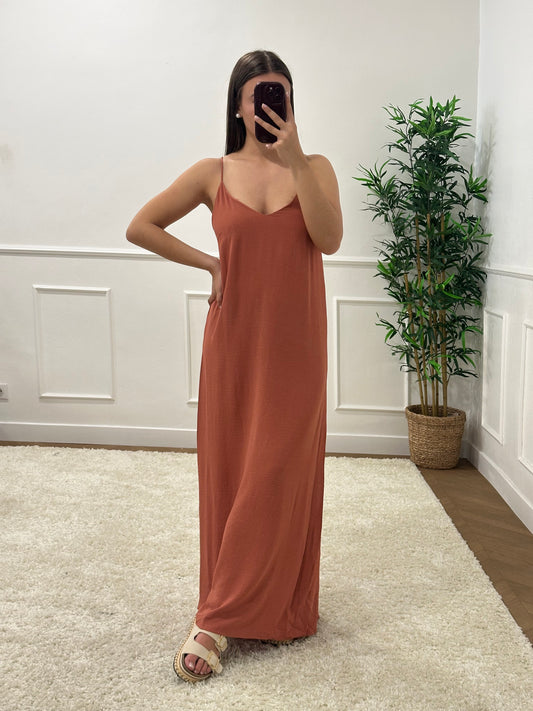 ROBE LEANNE TERRACOTA