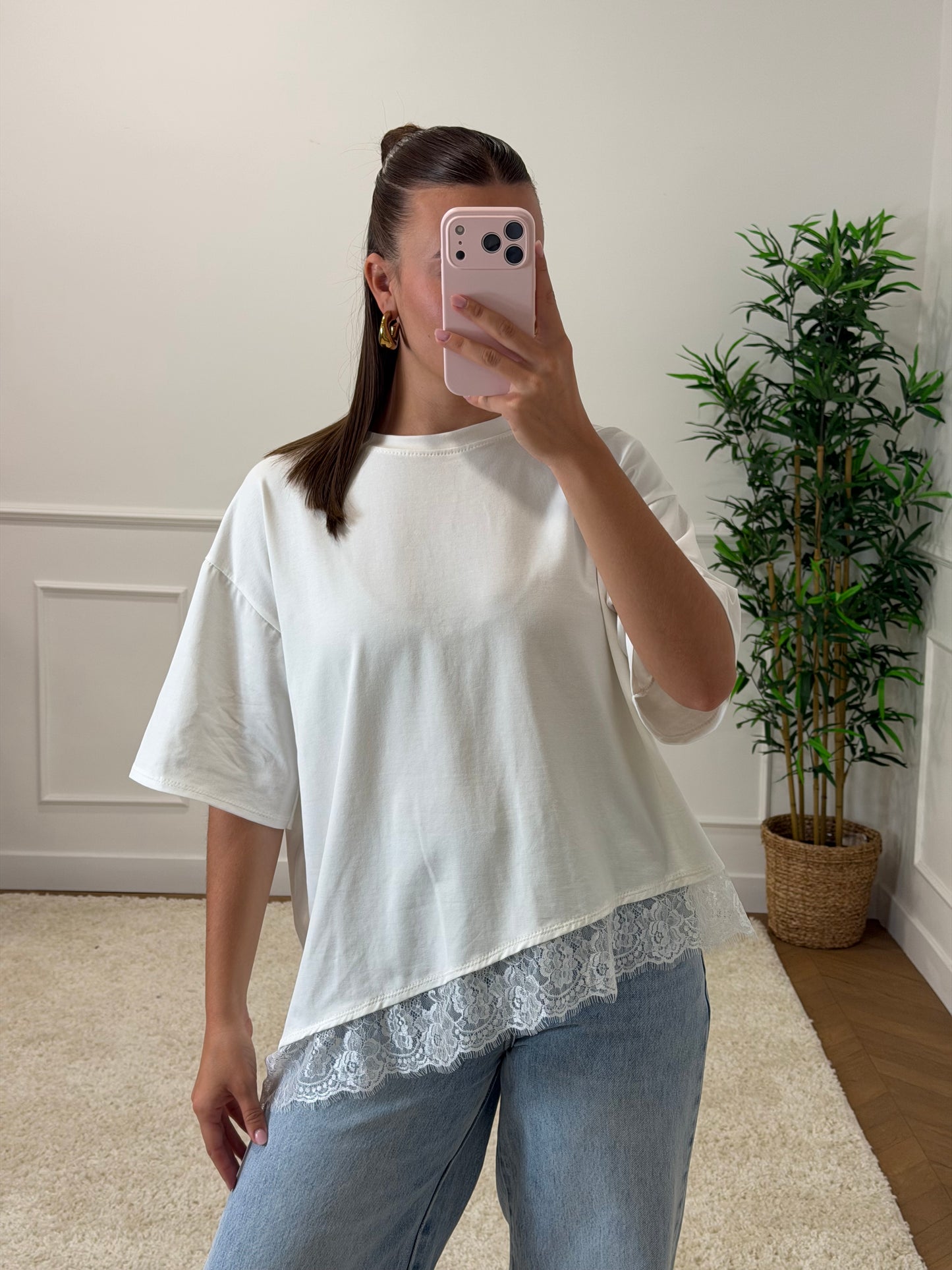 T-SHIRT ESTELLE BLANC