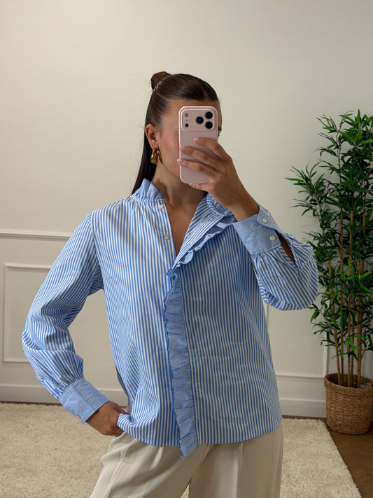 CHEMISE PAOLA BLEU
