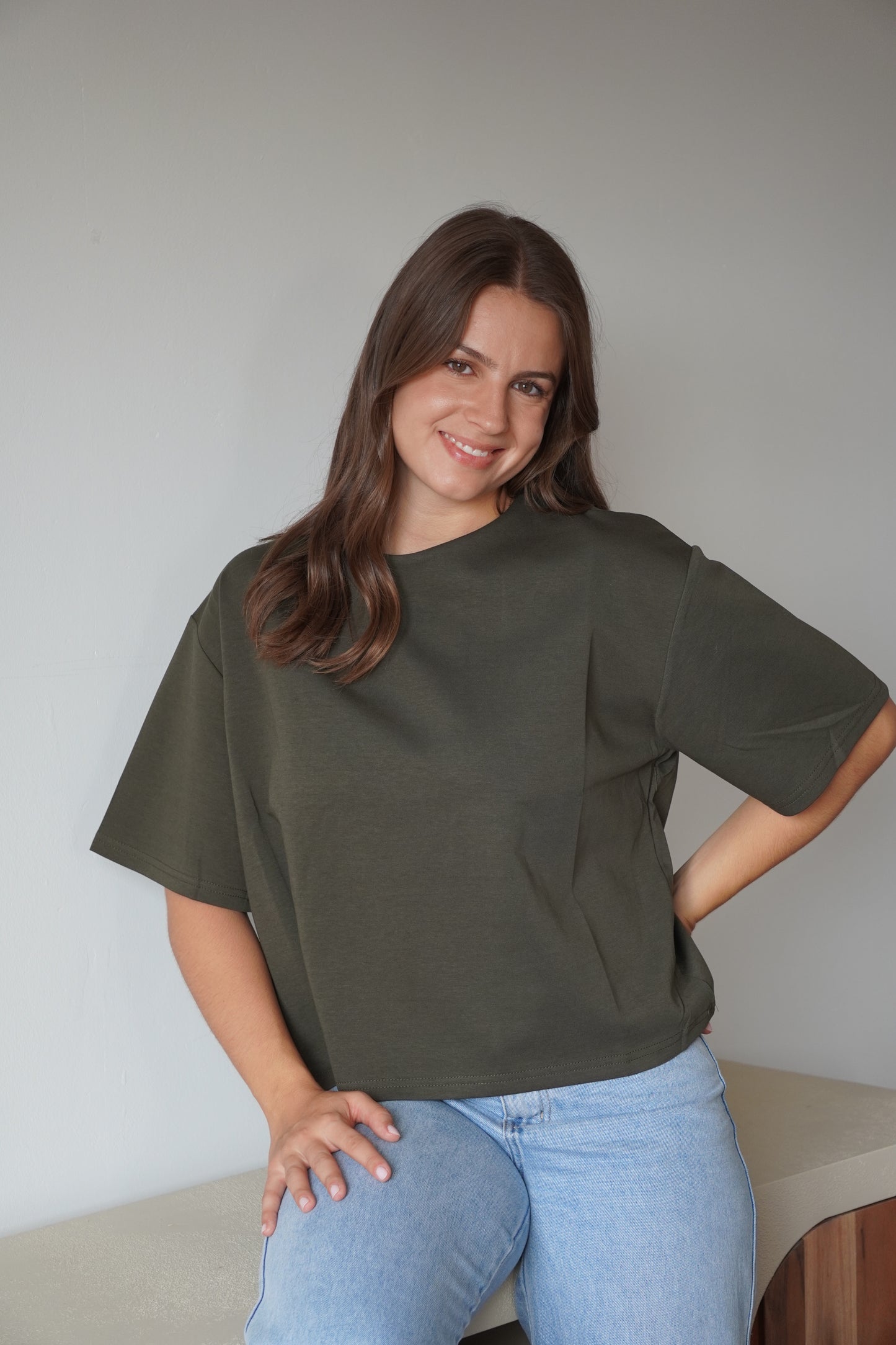 T-SHIRT MANON KAKI