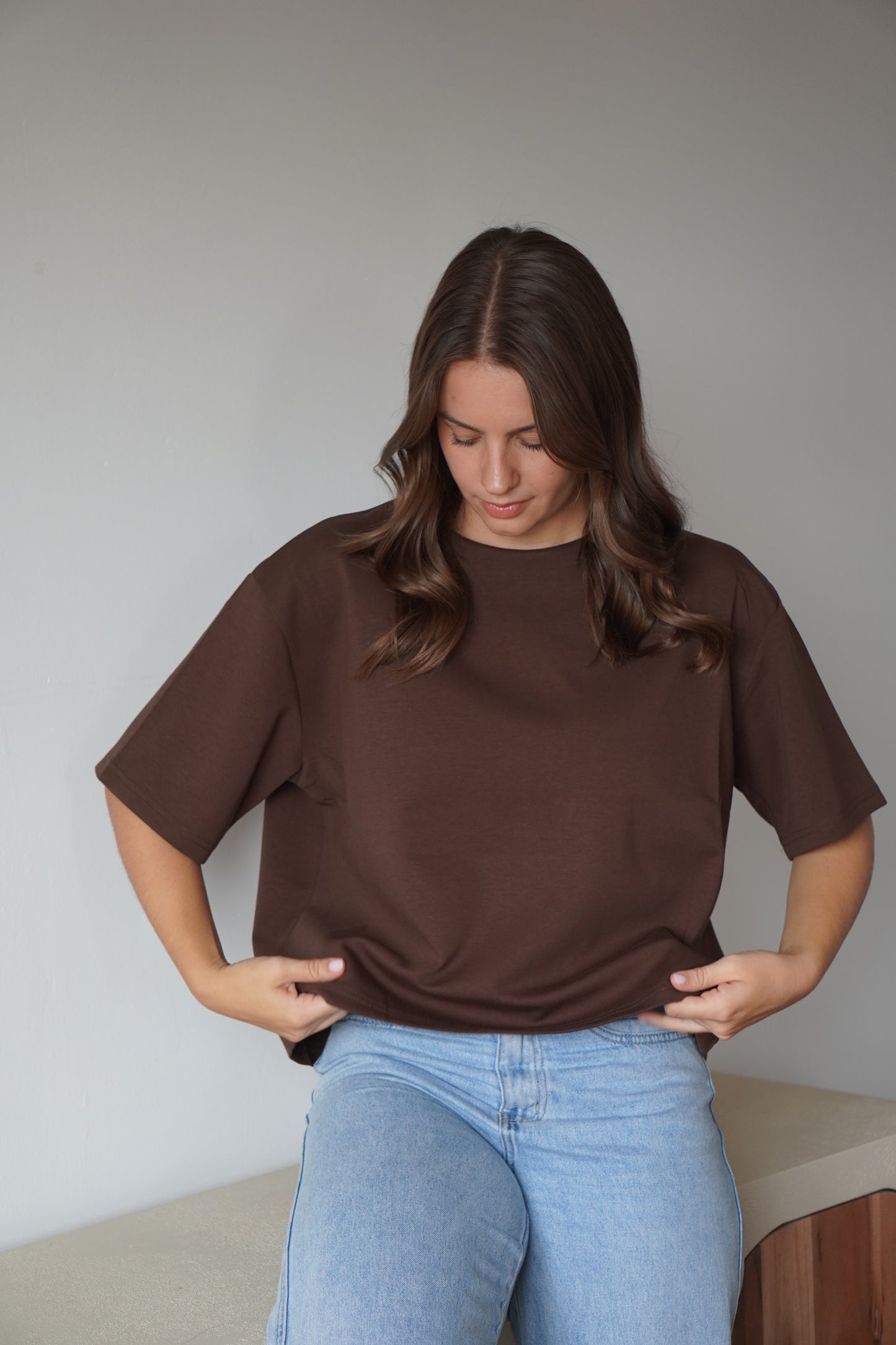 T-SHIRT MANON CHOCO