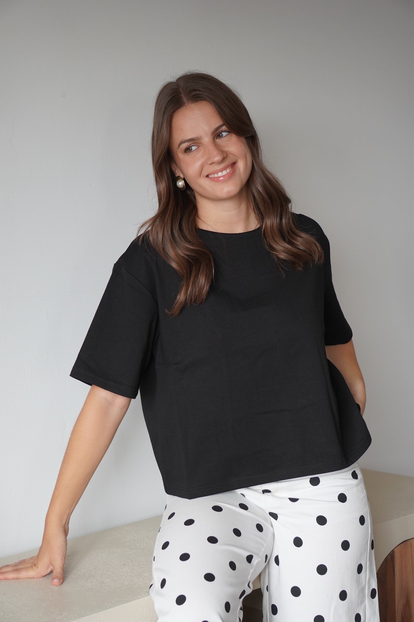 T-SHIRT MANON NOIR