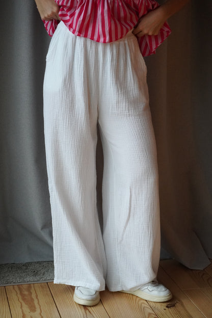 PANTALON IDOIA BLANC