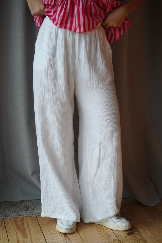 PANTALON IDOIA BLANC