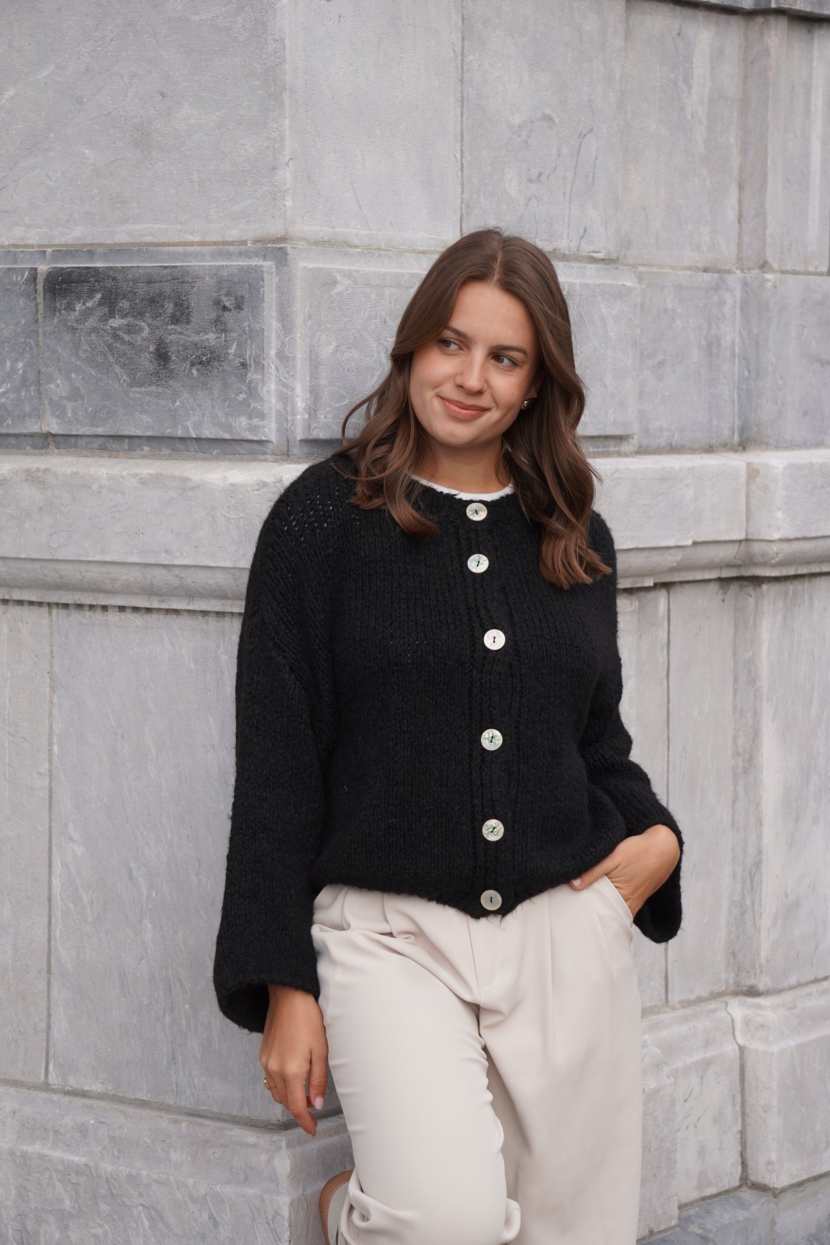 GILET LÉANDRA NOIR