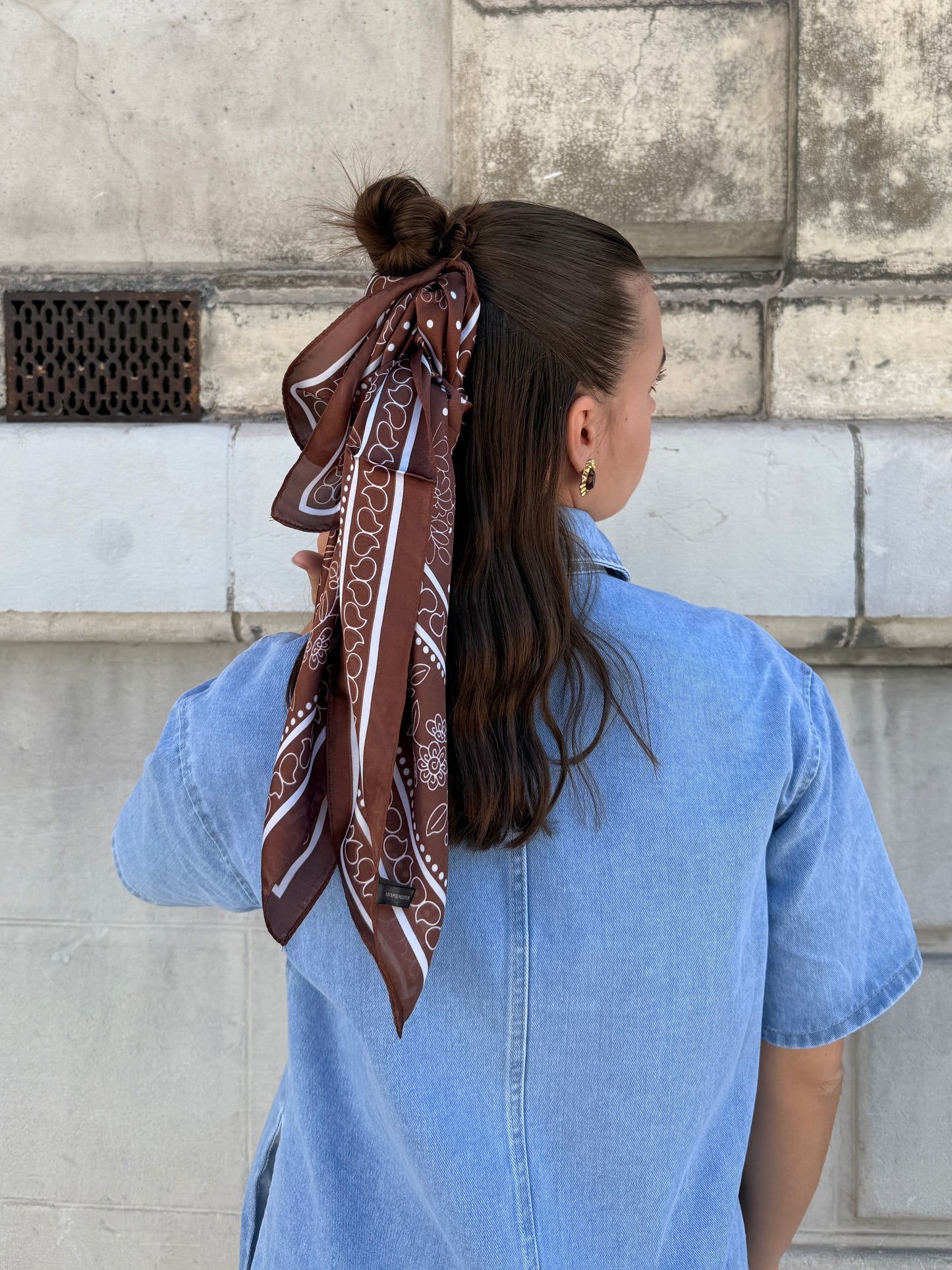FOULARD MARRON