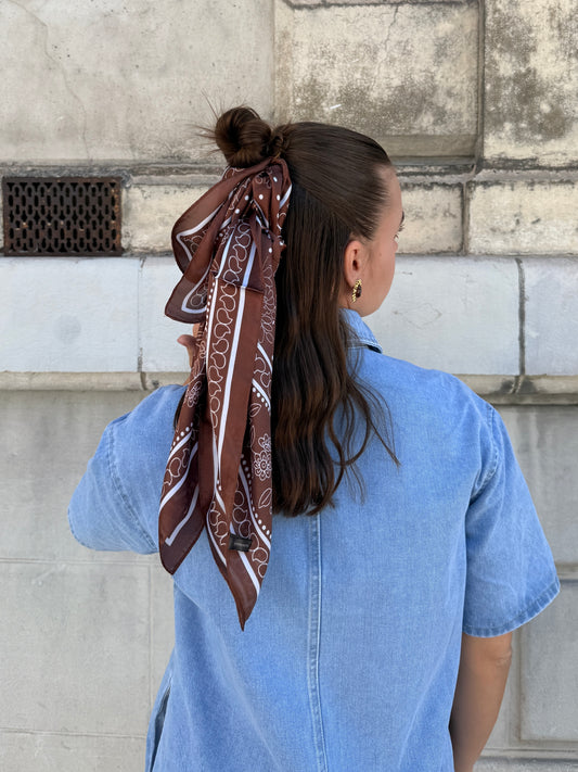 FOULARD MARRON