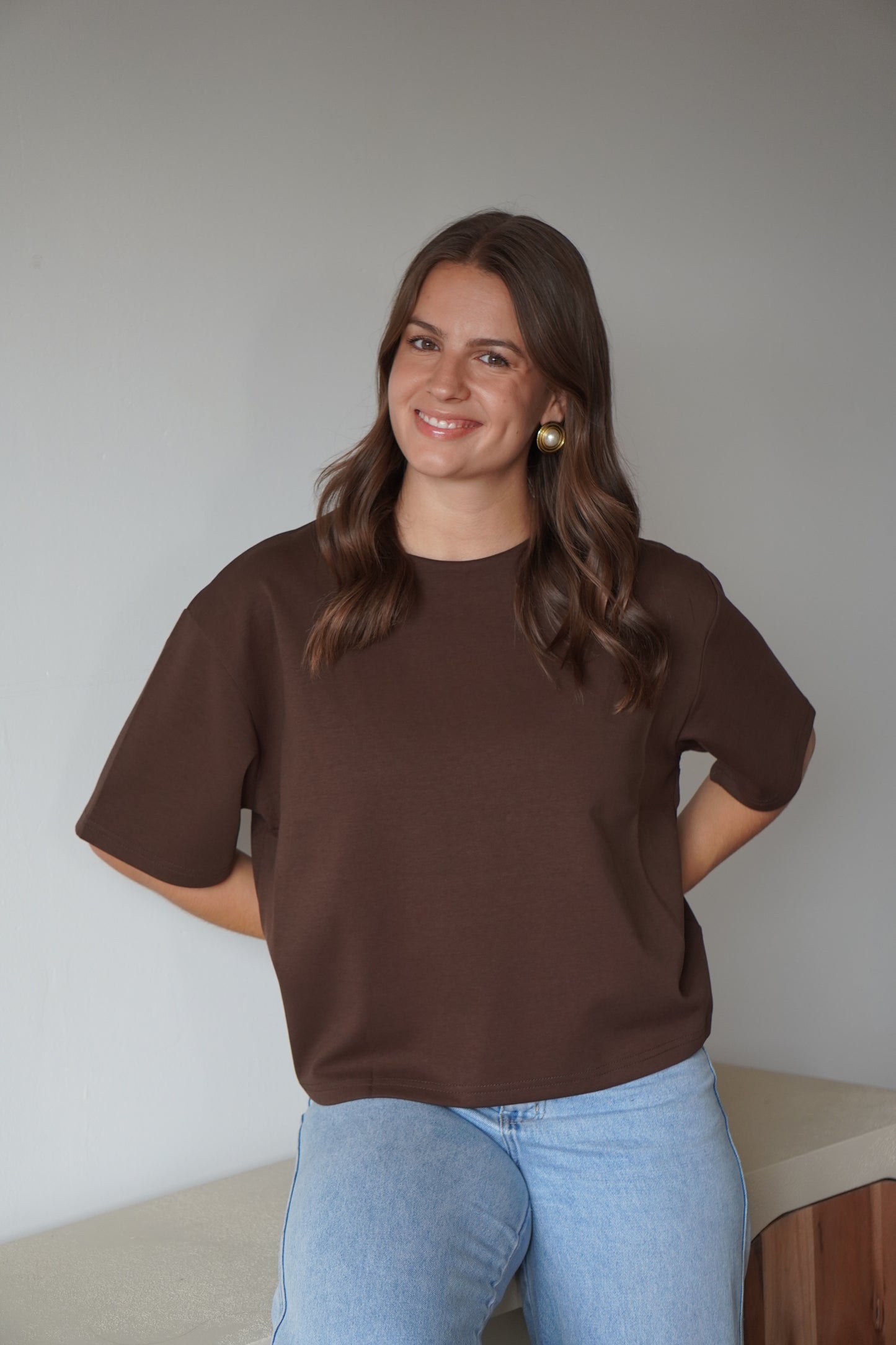 T-SHIRT MANON CHOCO