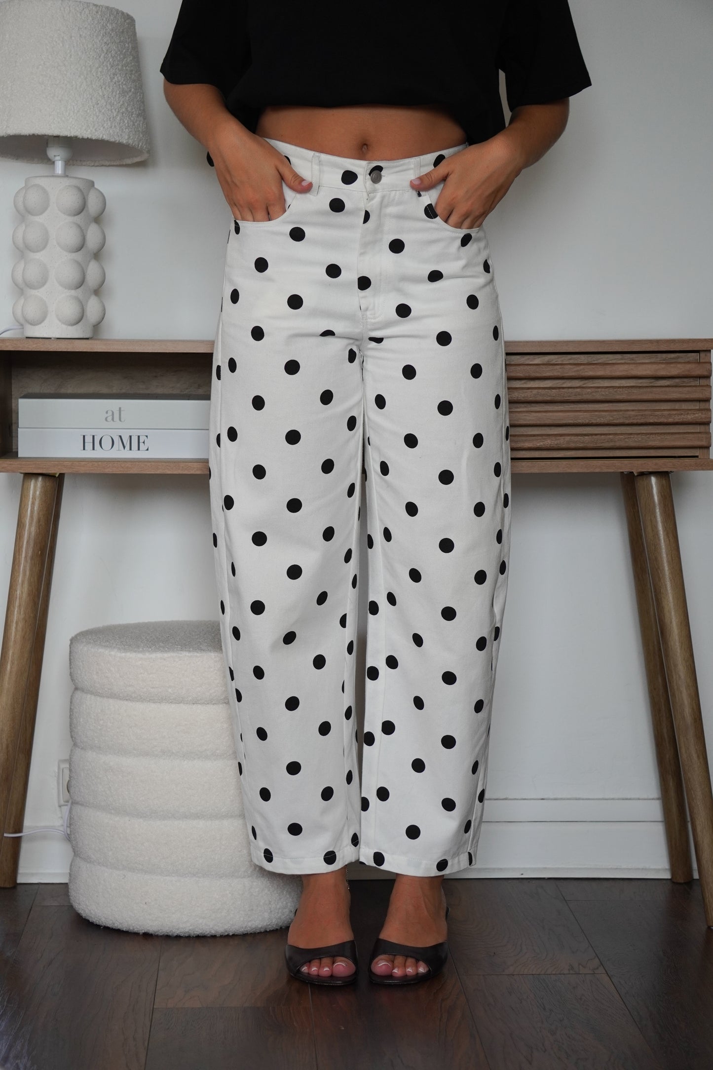 PANTALON À POIS