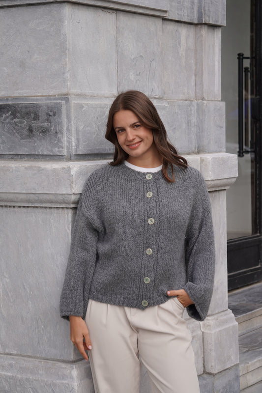 GILET LÉANDRA GRIS
