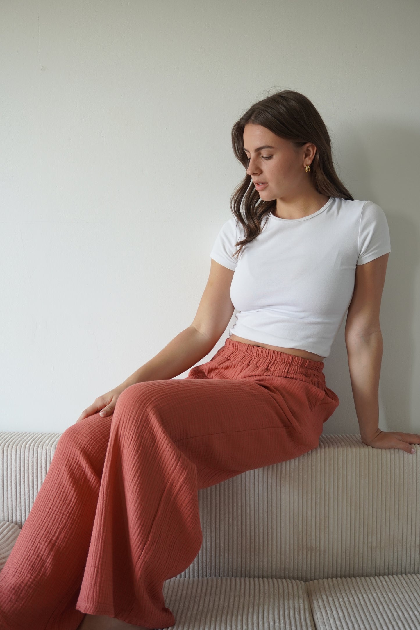 PANTALON IDOIA TERRACOTA