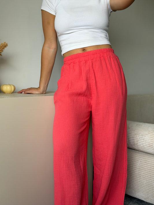 PANTALON IDOIA CORAIL
