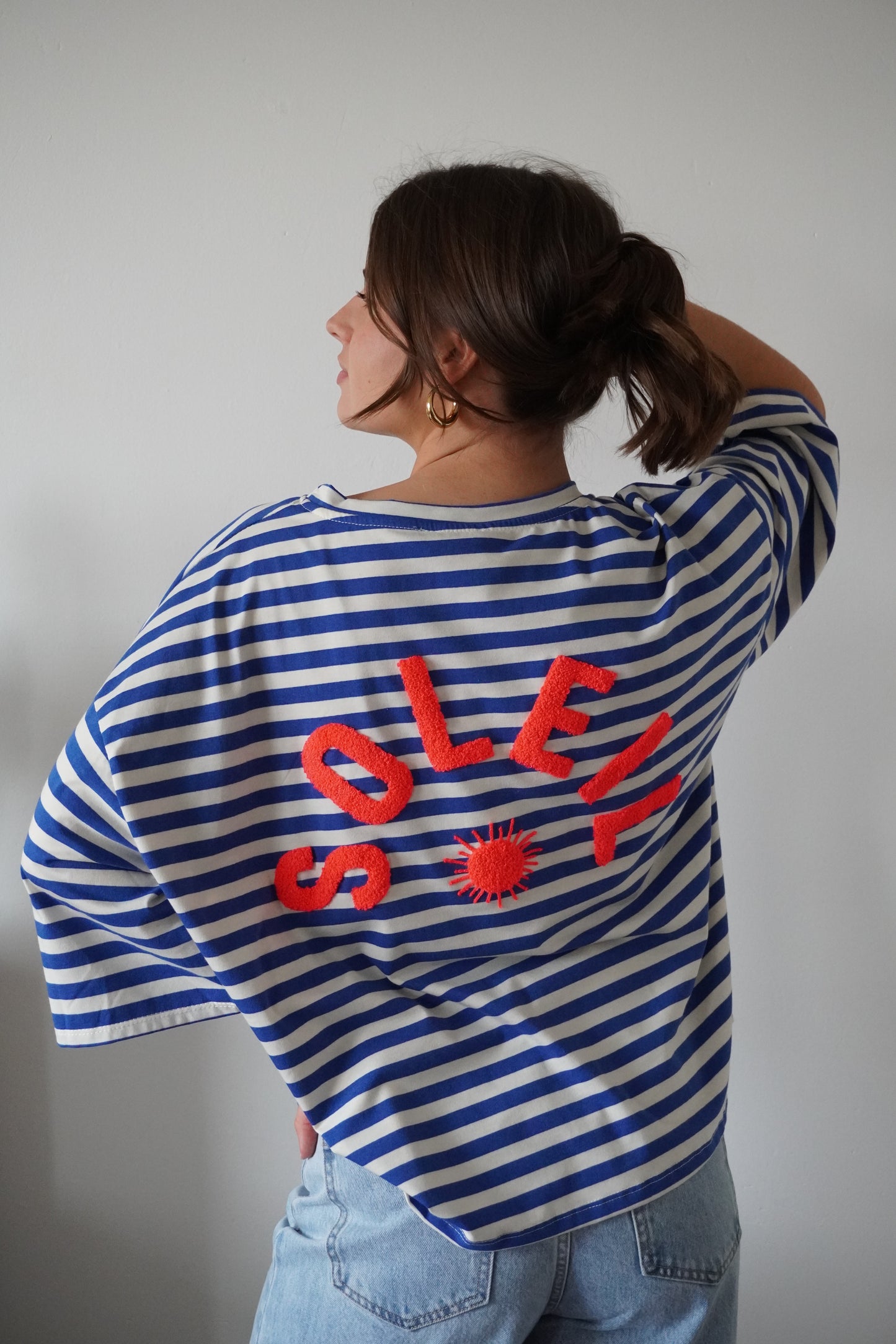 T-SHIRT SOLEIL BLEU ROYAL