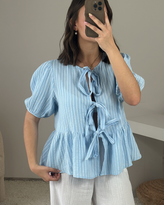 BLOUSE BLEU AMY