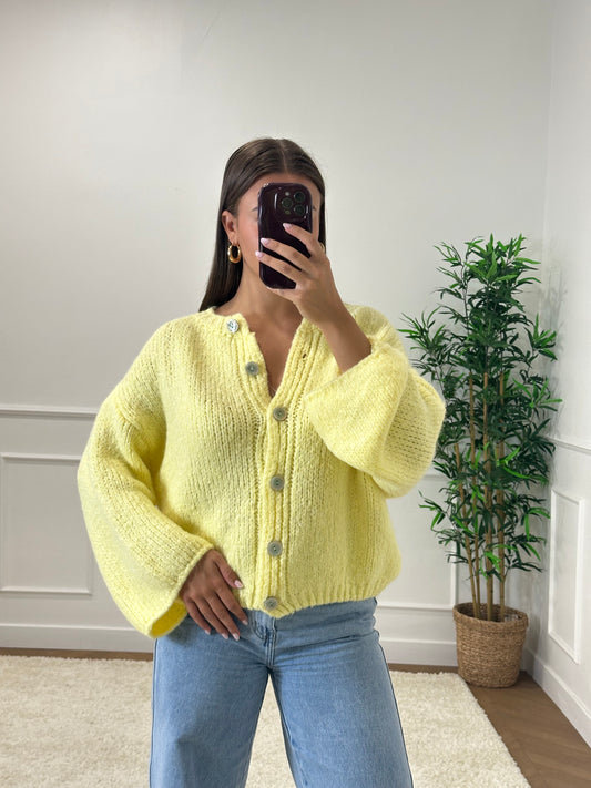 GILET LÉANDRA JAUNE