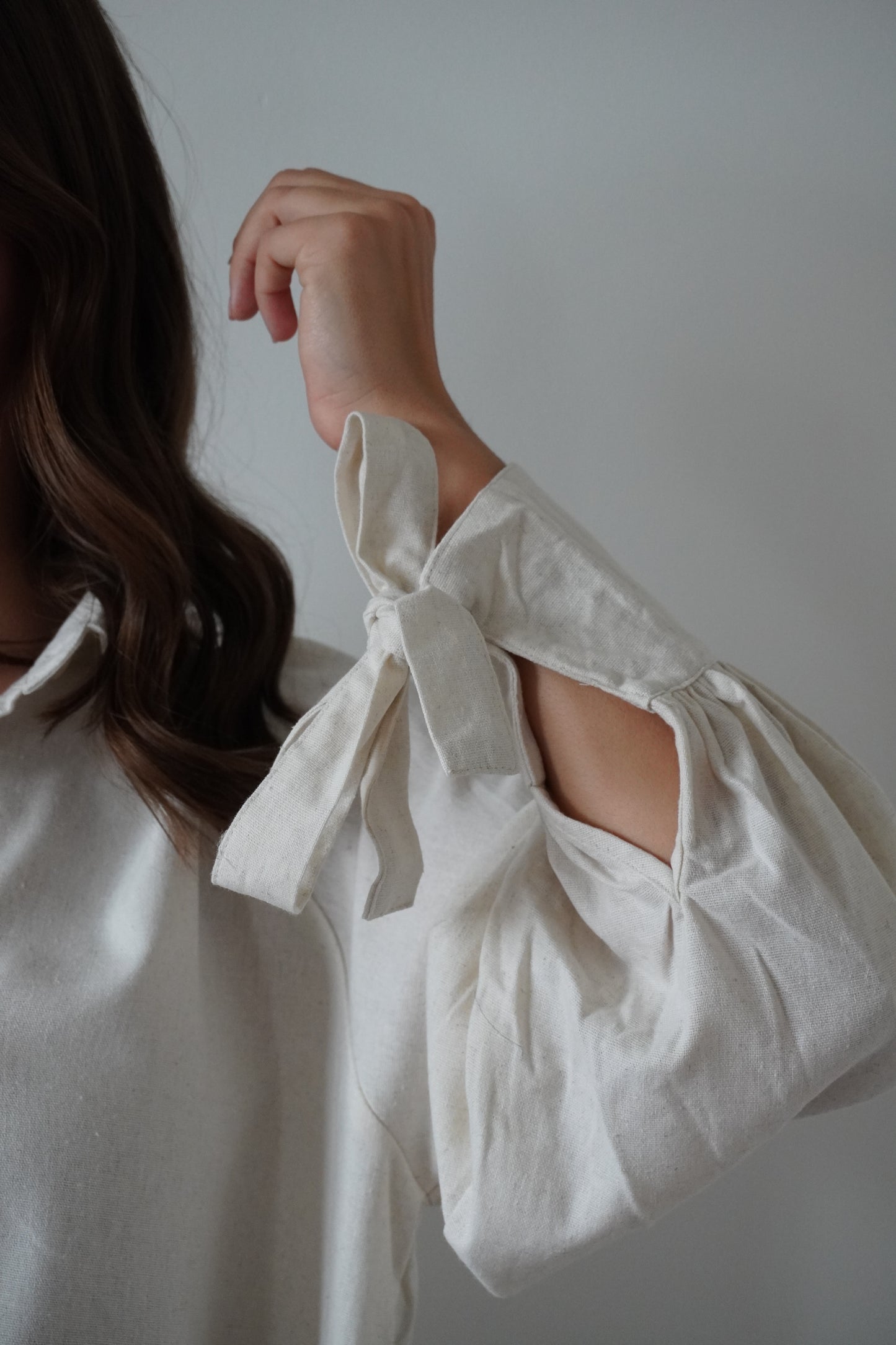 CHEMISE EN LIN BEIGE