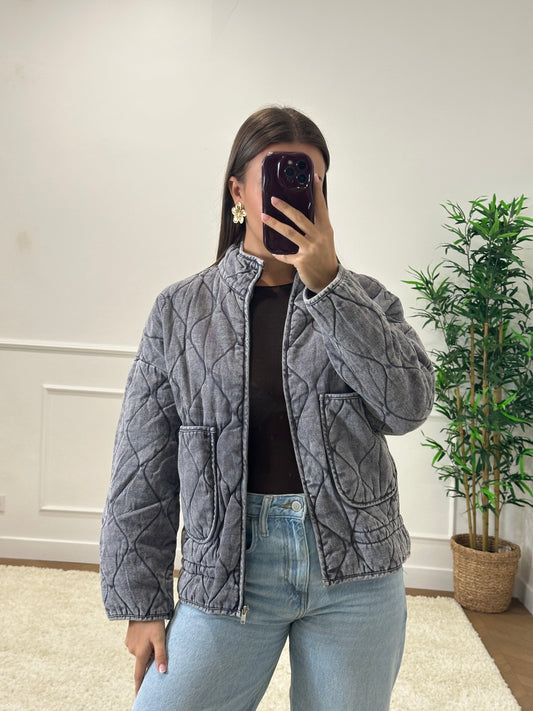 VESTE MAUDE GRISE FONCÉ