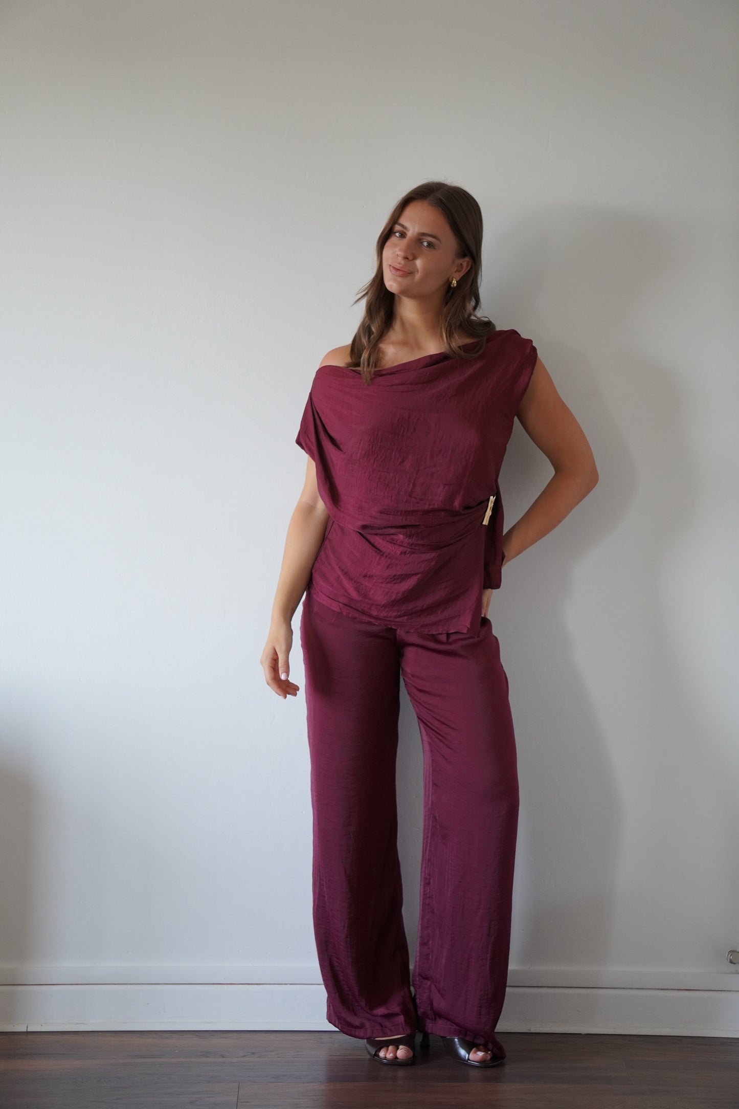 ENSEMBLE LÉONIE BURGUNDY