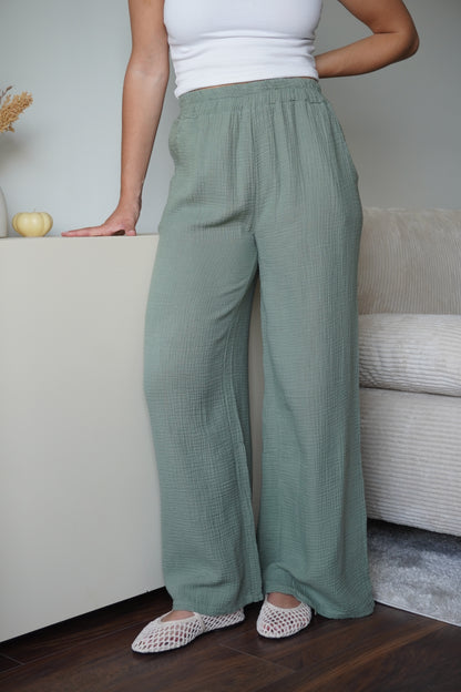 PANTALON IDOIA KAKI