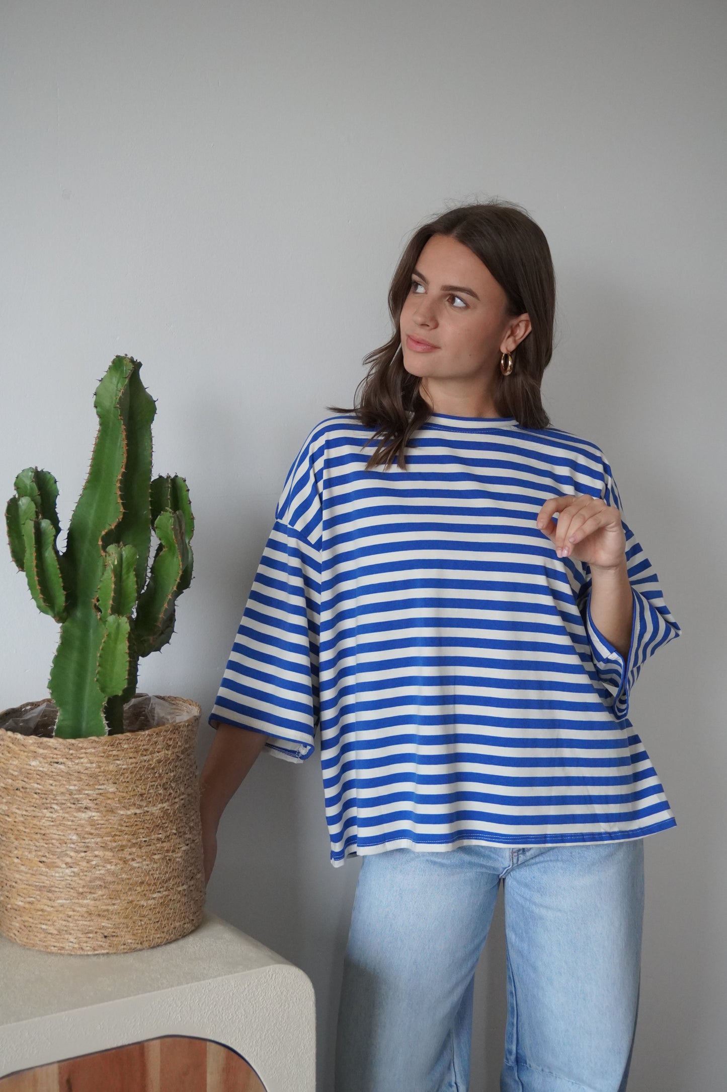 T-SHIRT SOLEIL BLEU ROYAL