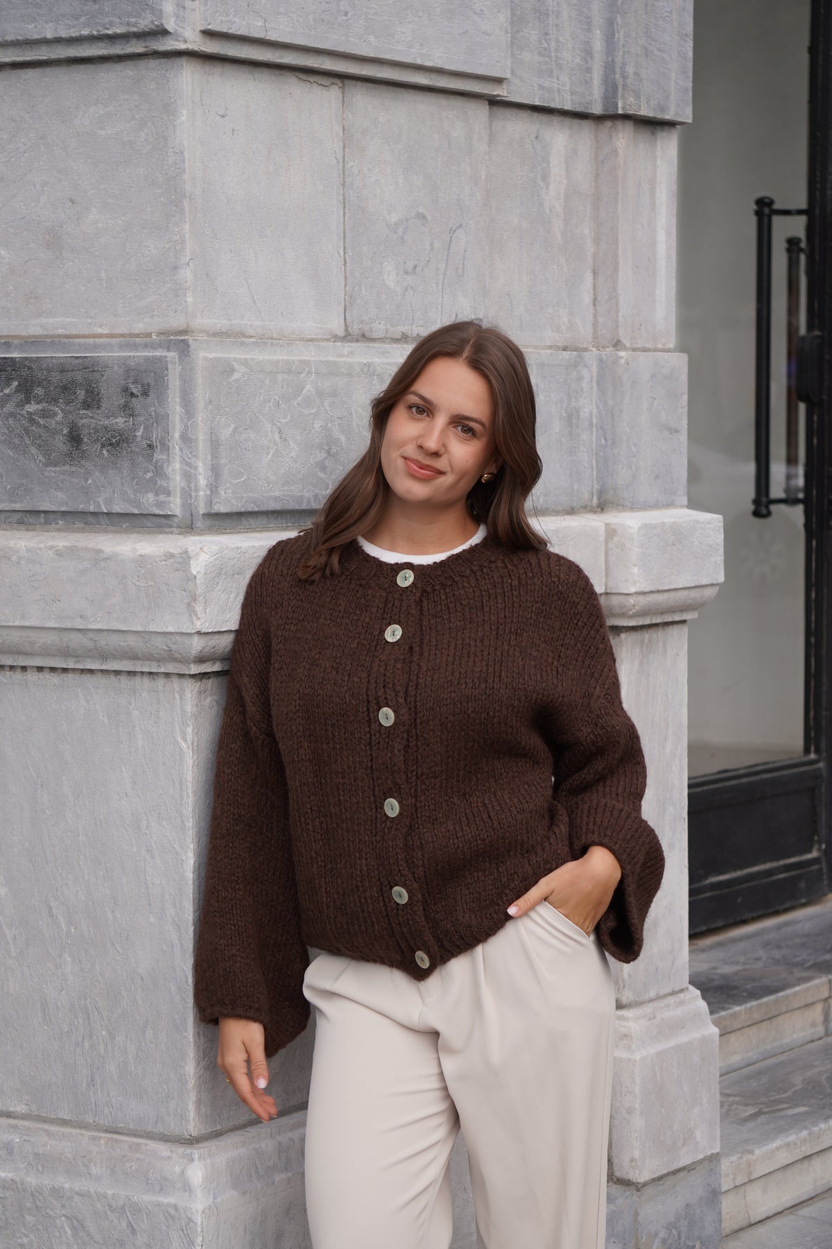 GILET LÉANDRA CHOCO