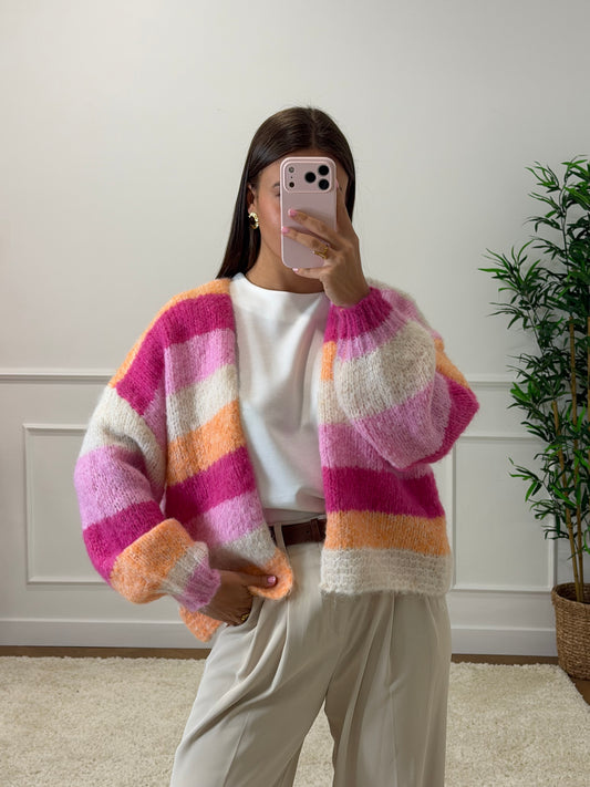 GILET PASTEL - précommande expédition le 09/02