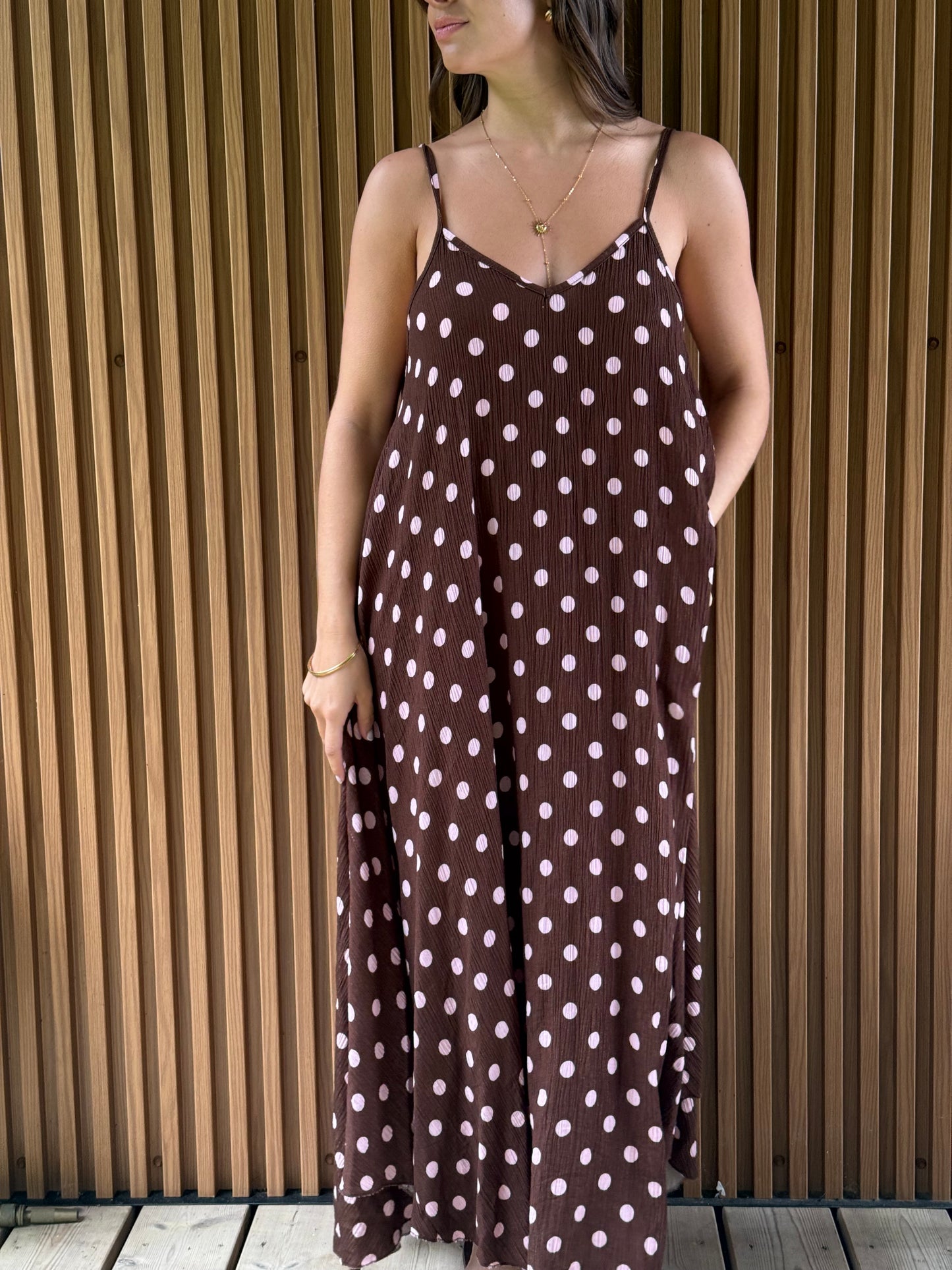 ROBE BRUNA CHOCO