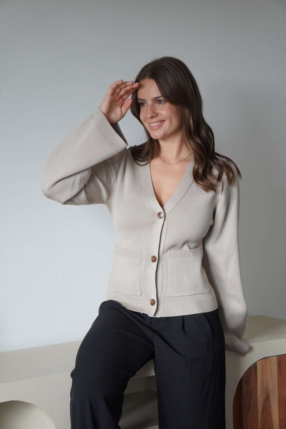CARDIGAN PAUL BEIGE