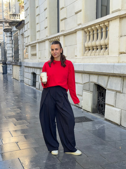 PANTALON NEYA BLEU MARINE