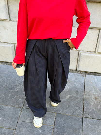 PANTALON NEYA BLEU MARINE