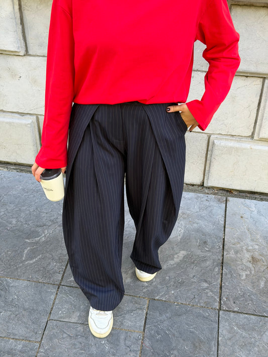 PANTALON NEYA BLEU MARINE