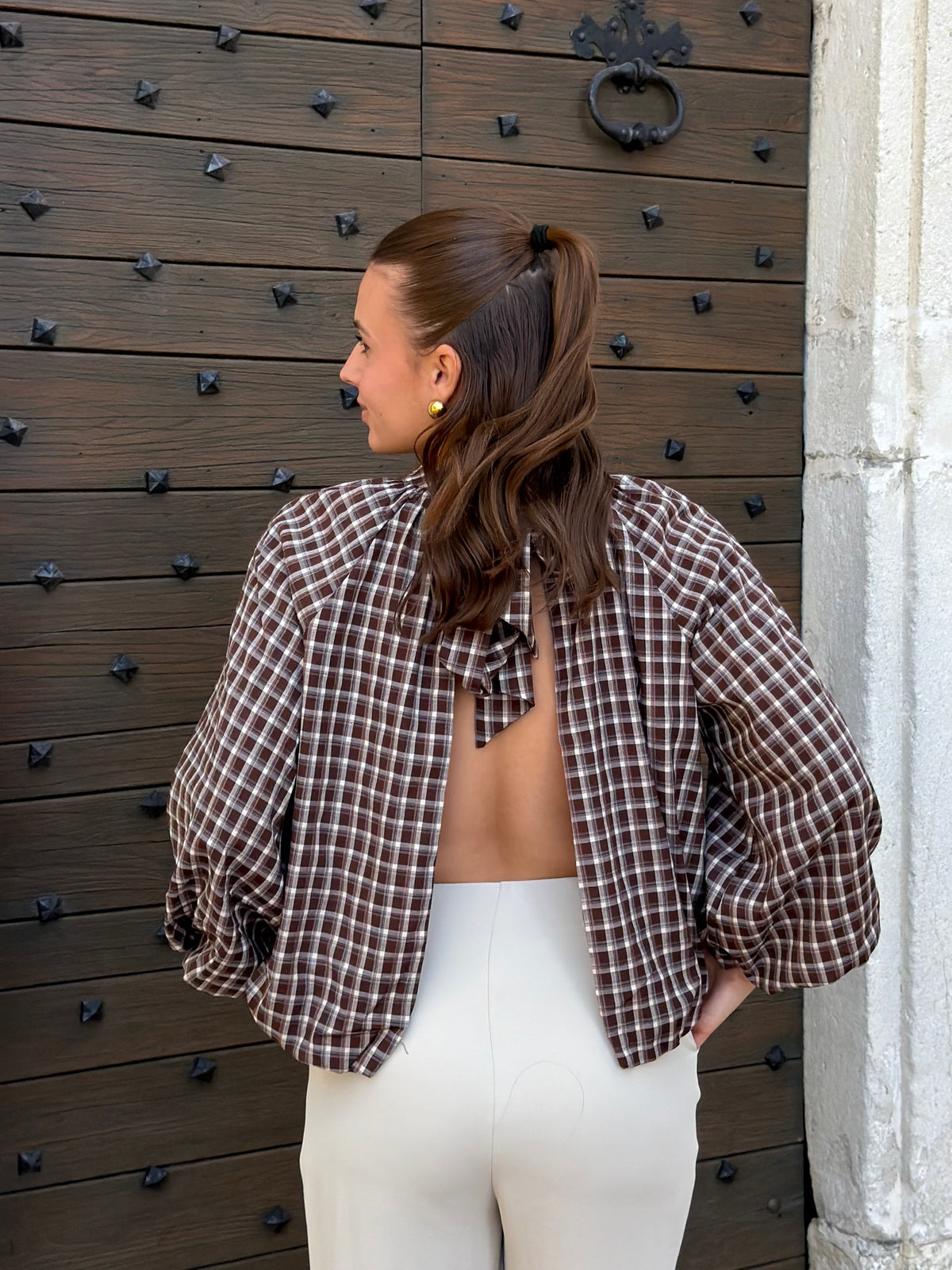 BLOUSE DIANE CHOCO