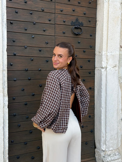 BLOUSE DIANE CHOCO